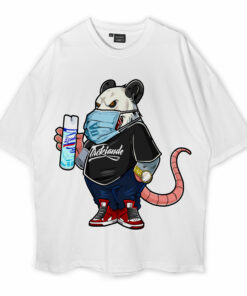 Trokiando Canvas Oversized T-Shirt