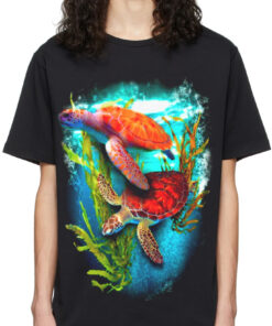 Turtles Sea Oversized Drop T-Shirt