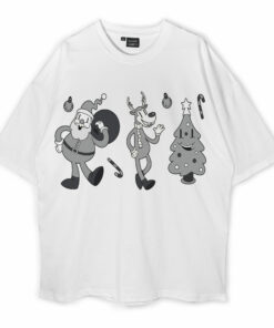 Vintage Santa Oversized T-Shirt