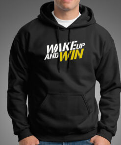 Wake Up And Win Motivation Hoodies For Men Wake Up And Win Motivation Hoodies For Men