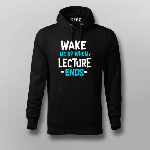 Wake Up Lecture Ends T-shirt For Men