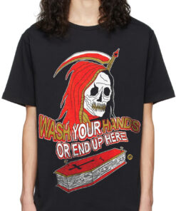 Wash Hands Oversized Drop T-Shirt