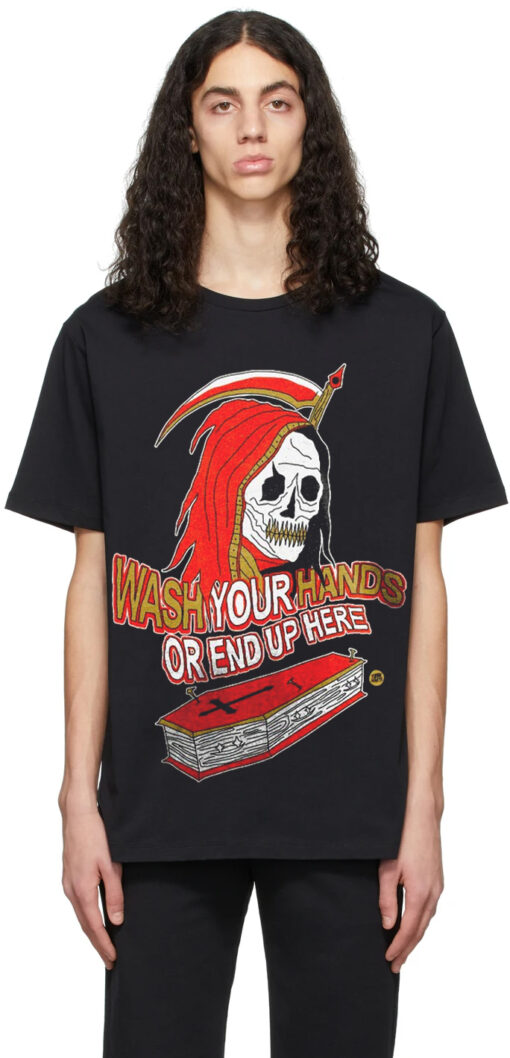 Wash Hands Oversized Drop T-Shirt