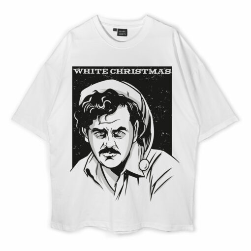 White Christmas Oversized T-Shirt