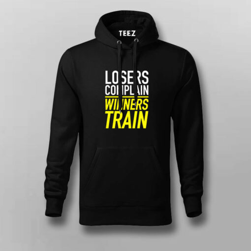 Winners Train Losers Complain T-shirt For Men