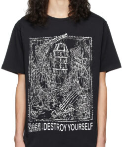 Yourself Destroy Oversized Drop T-Shirt