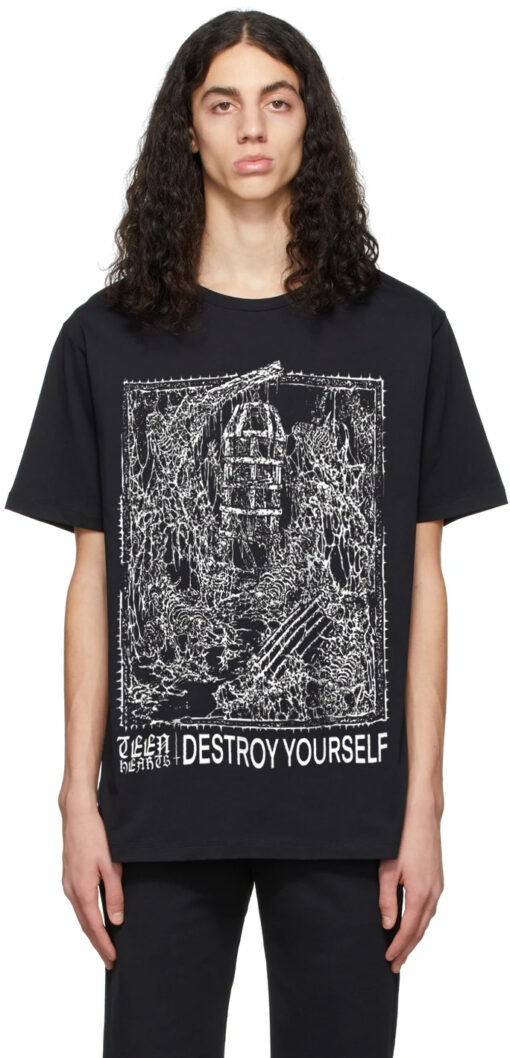 Yourself Destroy Oversized Drop T-Shirt