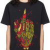 Zombie Finger Oversized Drop T-Shirt