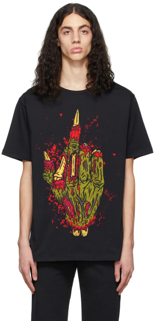 Zombie Finger Oversized Drop T-Shirt