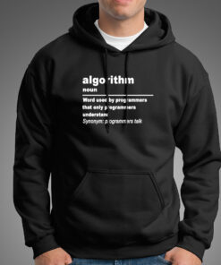 Algorithm Definition Funny Programming Definition Hoodies For Men