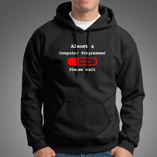 Almost A Computer Programmer Hoodies For Men