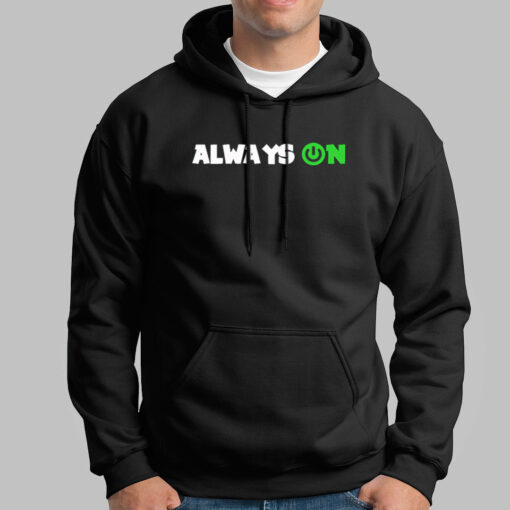 Always On Programmer Hoodies For Men