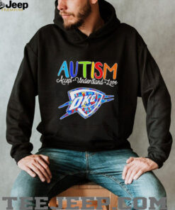 Autism accept understand love OKC Thunder basketball logo shirt Autism accept understand love OKC Thunder basketball logo shirt