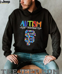Autism accept understand love San Francisco Giants baseball logo shirt Autism accept understand love San Francisco Giants baseball logo shirt