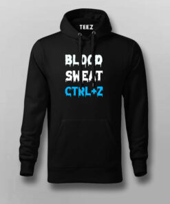 Blood Sweat  Ctrl + Z T-Shirt For Men
