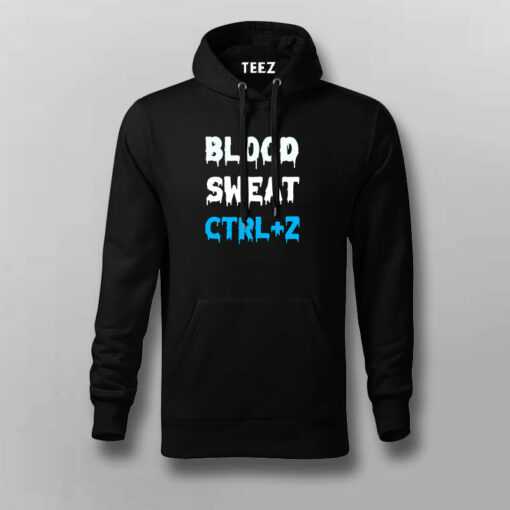 Blood Sweat  Ctrl + Z T-Shirt For Men