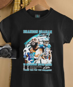 Brandon Graham 15 seasons 2010 2025 thank you for the memories shirt Brandon Graham 15 seasons 2010 2025 thank you for the memories shirt