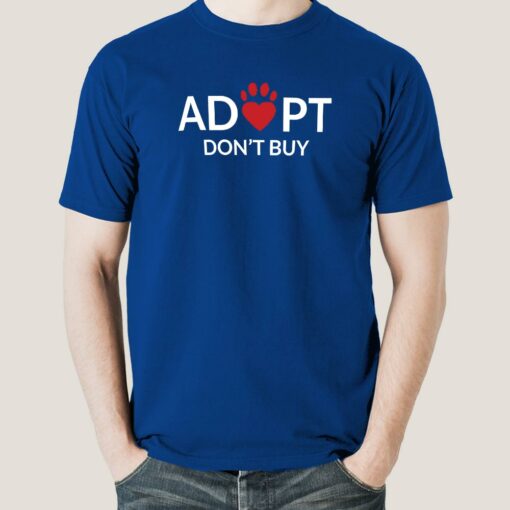 Buy Adopt Love, Don’t Buy Men’s T-shirt