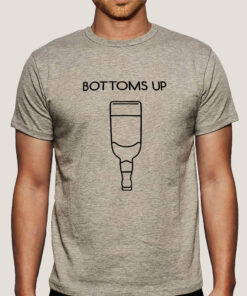 Buy Bottoms Up – Men’s Alcohol T-shirt