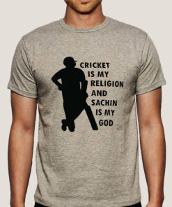 Buy Cricket is My Religion & Sachin Is My God Men’s T-shirt