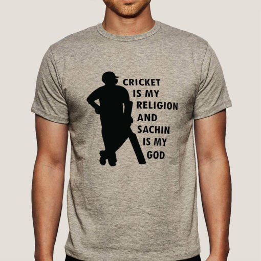 Buy Cricket is My Religion & Sachin Is My God Men’s T-shirt