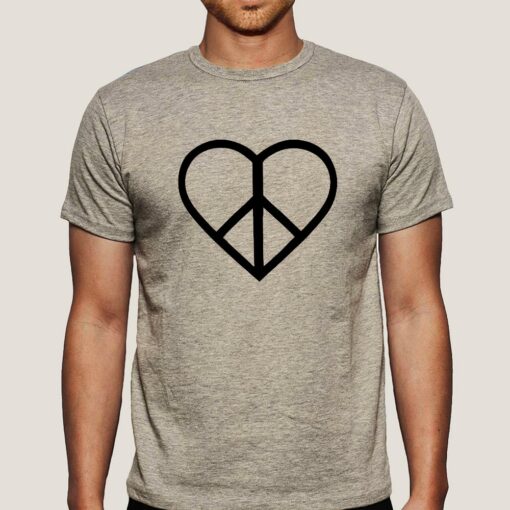 Buy Love and Peace Men’s T-shirt At Just Rs 349