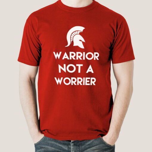 Buy Warrior Not a Worrier Men’s T-shirt At Just Rs 349