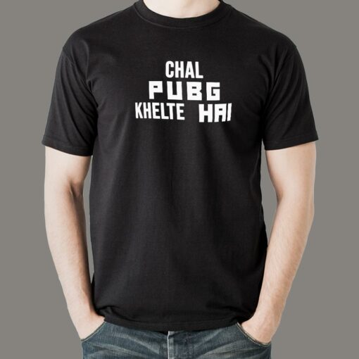 Chal Pubg Khelte Hai Men’s Gaming T-shirt