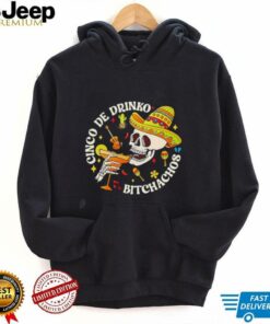 Cinco De Drinko Bitchachos Print Baseball shirt