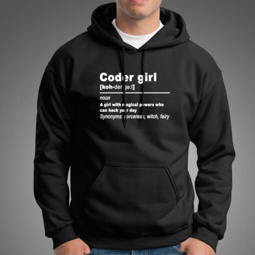 Coder Girl Hoodies For Men