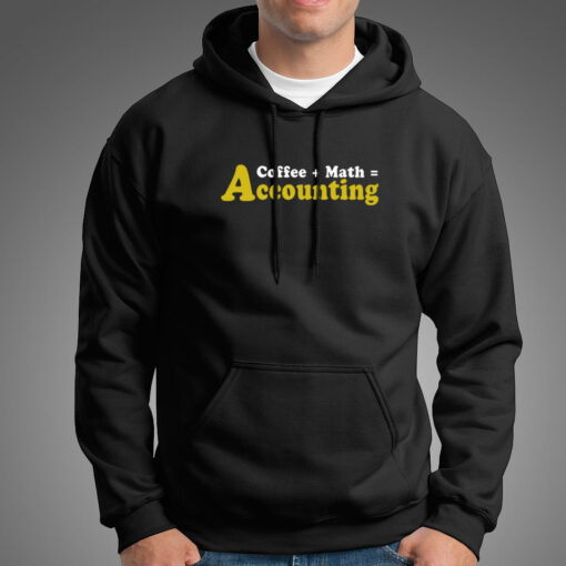 Coffee Plus Math Equals Accounting Hoodies For Men