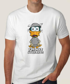 Doppler Duck – I am not Worthy – Men’s T-shirt