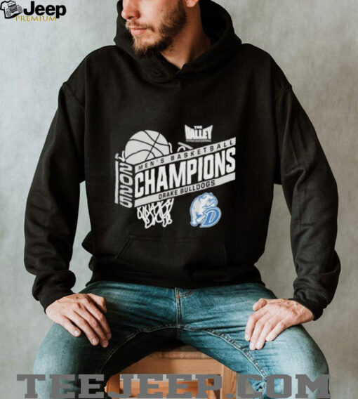 Drake Bulldogs 2025 Missouri Valley Men’s Basketball Tournament Champions Shirt