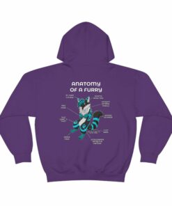 Furry Black and Blue