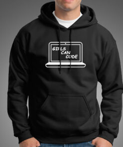 Girls Can Code Men’s Coding Hoodies Girls Can Code Men’s Coding Hoodies