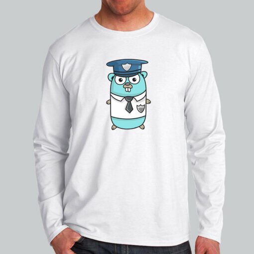 Golang Gopher Programmer T-Shirt For Men