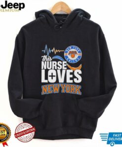 Heartbeat this nurse loves New York Knicks shirt
