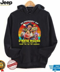 In memory of D’Wayne Wiggins thank you for the memories shirt In memory of D’Wayne Wiggins thank you for the memories shirt
