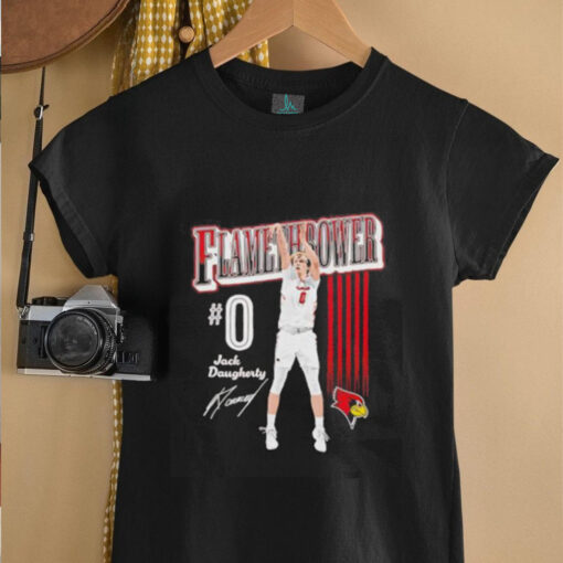 Jack Daugherty illinois State basketball cartoon shirt