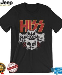 Kiss Hiss Cats Black T Shirt