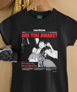 Lauren Mayberry Are You Awake Please Give Me A Sign Give Me A Hollywood Line Newspaper T shirts