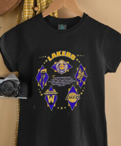 Los Angeles Lakers Purple Gold Western Conference Legacy Graphic Shirt