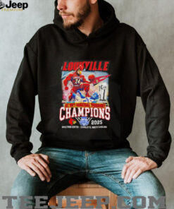 Louisville Cardinals ACC Men’s Basketball Tournament Champions 2025 mascot shirt