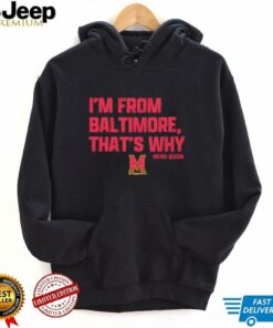 Maryland Terrapins basketball Derik Queen I’m from Baltimore shirt