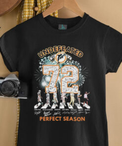 Miami Dolphins Undefeated 1972 72 Perfect Season Signatures T shirts