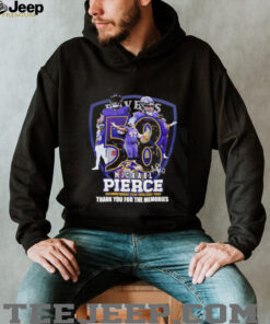 Michael Pierce Baltimore Ravens thank you for the memories shirt