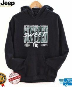 Michigan State Spartans 2025 NCAA Men’s Basketball Tournament March Madness Sweet 16 shirt