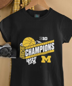 Michigan Wolverines 2025 Big Ten Men’s Basketball Tournament Champions shirt