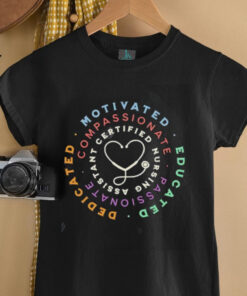 Motivated Compassionate Cna Logo shirt