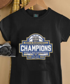 Mount St. Mary’s Mountaineers 2025 MAAC Men’s Basketball Conference Tournament Champions shirt